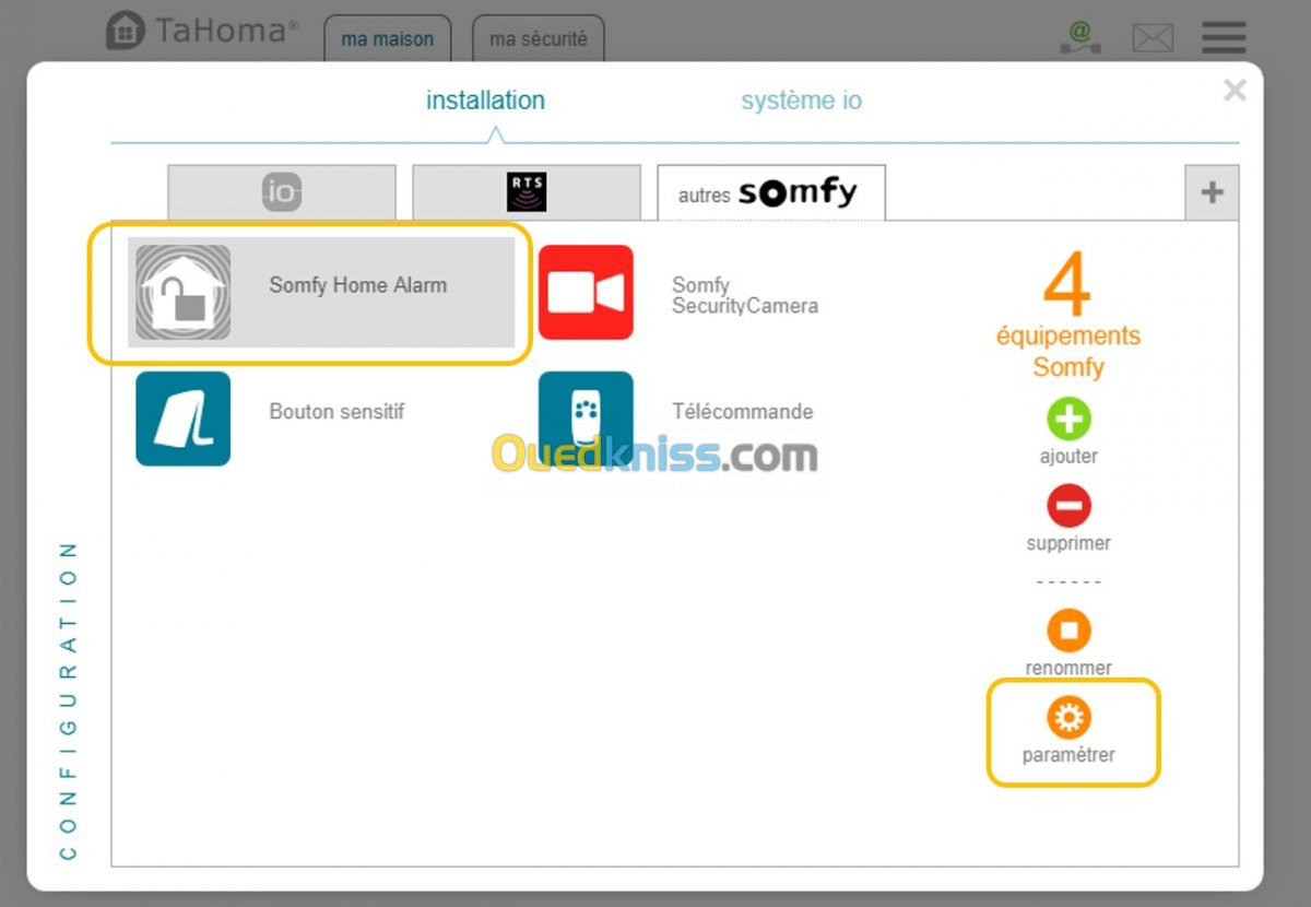 Pack Home Alarm (SOMFY)