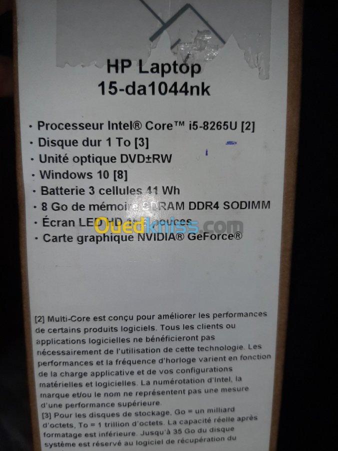 HP laptop 15DA1044nk