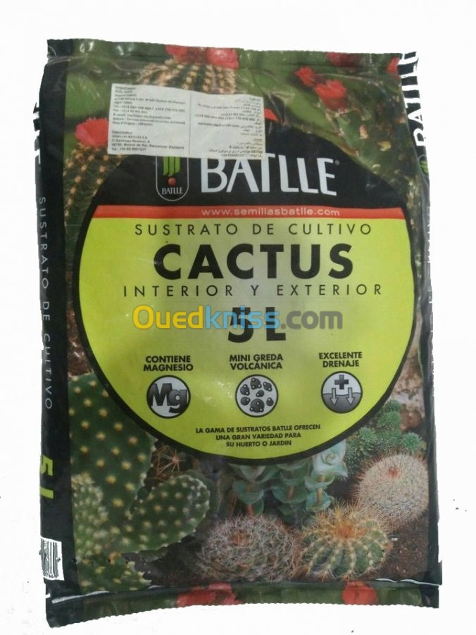 Terreau Pour Cactus 5L Semillas Batlle - Tizi ouzou Algeria