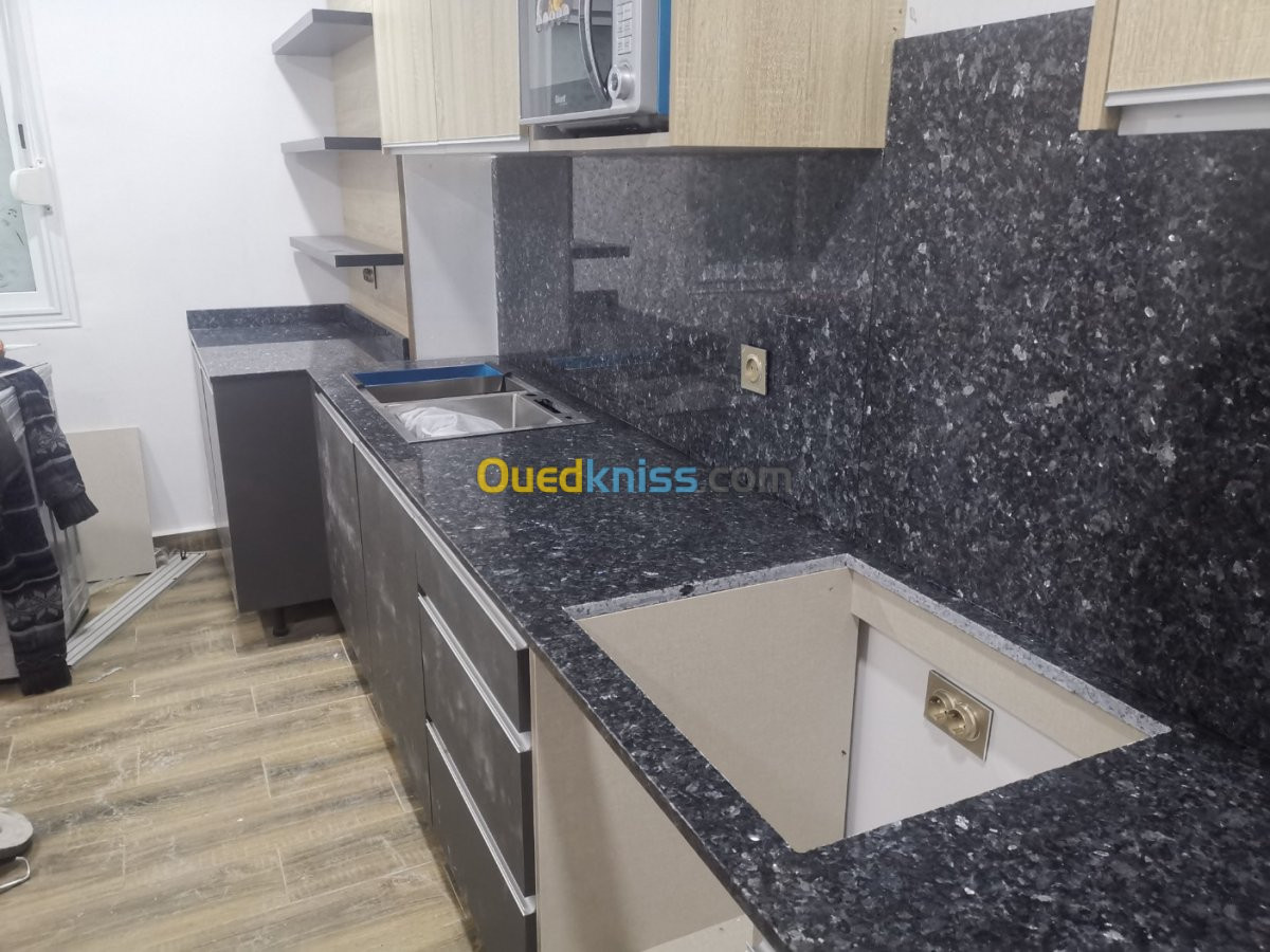 Travaux de Quartz et Granit ( cuisine)