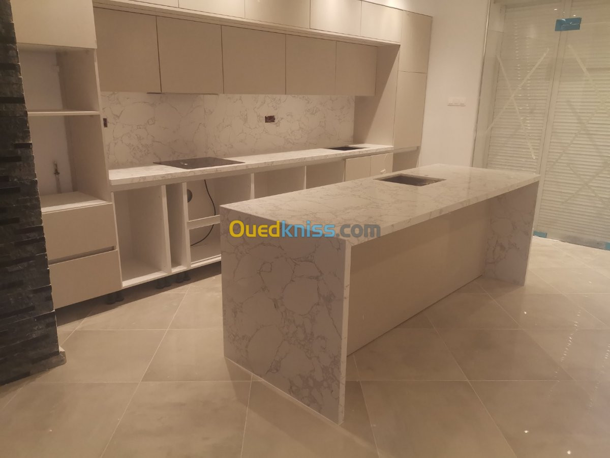 Travaux de Quartz et Granit ( cuisine)