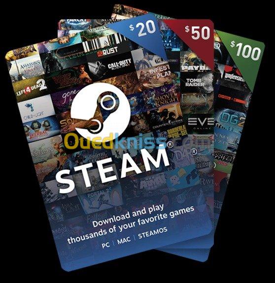 Carte STEAM (Réel/حقيقة) - Alger Algérie