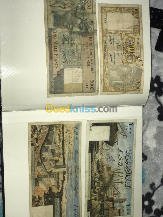 Billets d'argent collections