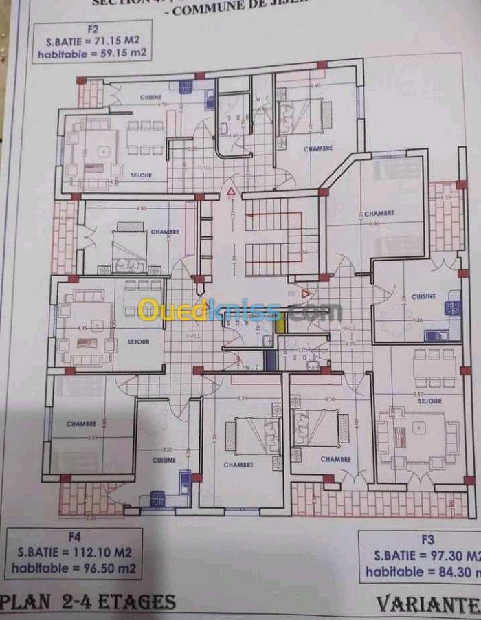 Sell Apartment F3 Jijel Jijel