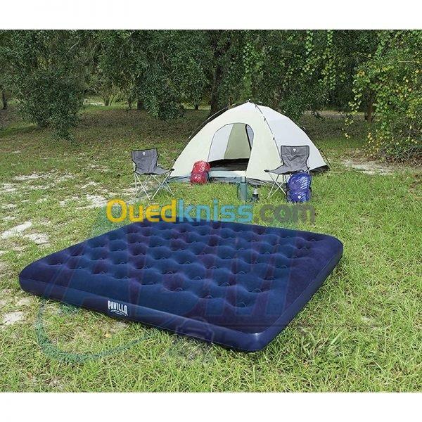 Matelas gonflable camping 203 x 183 x 22 cm -2 places 