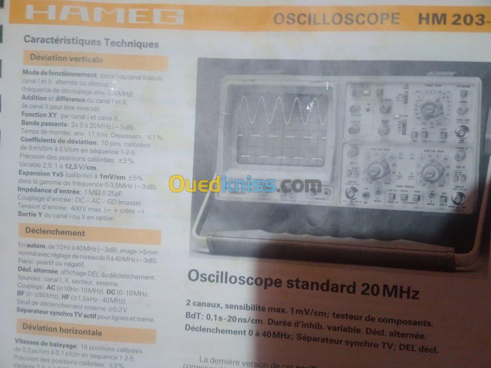 oscilloscope hm 203-7