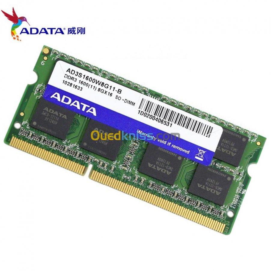 DDR 3 8GO LAPTOP ADATA