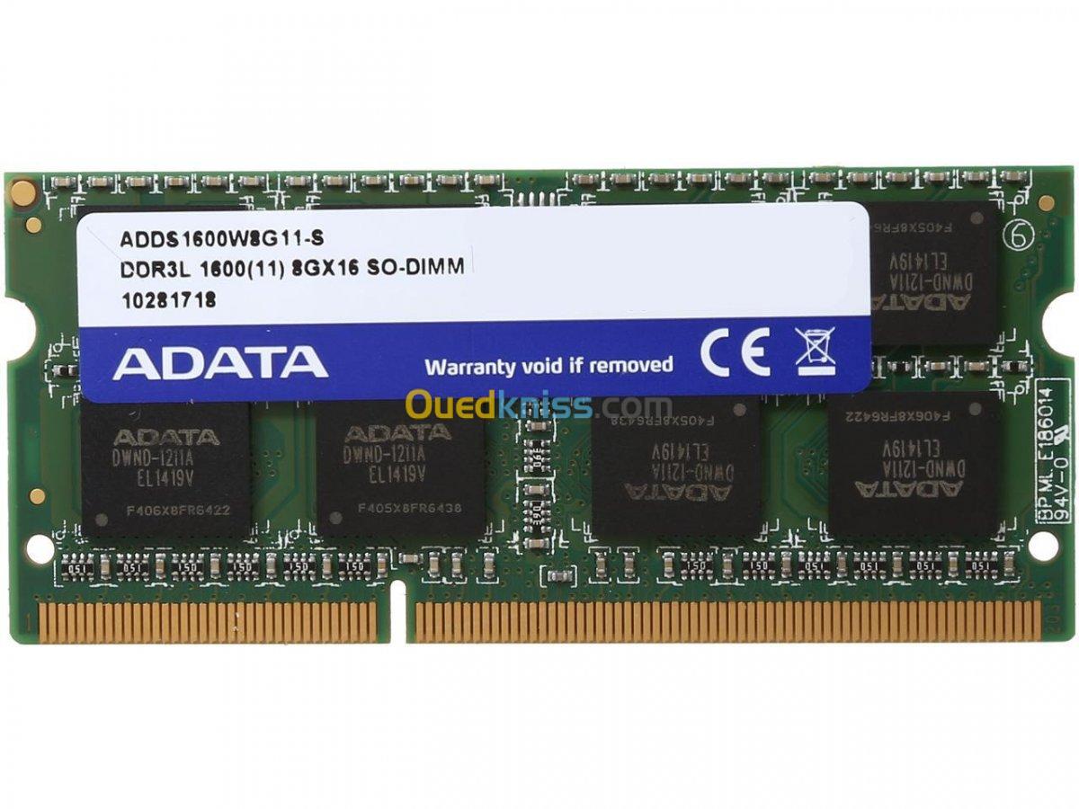 DDR 3 8GO LAPTOP ADATA