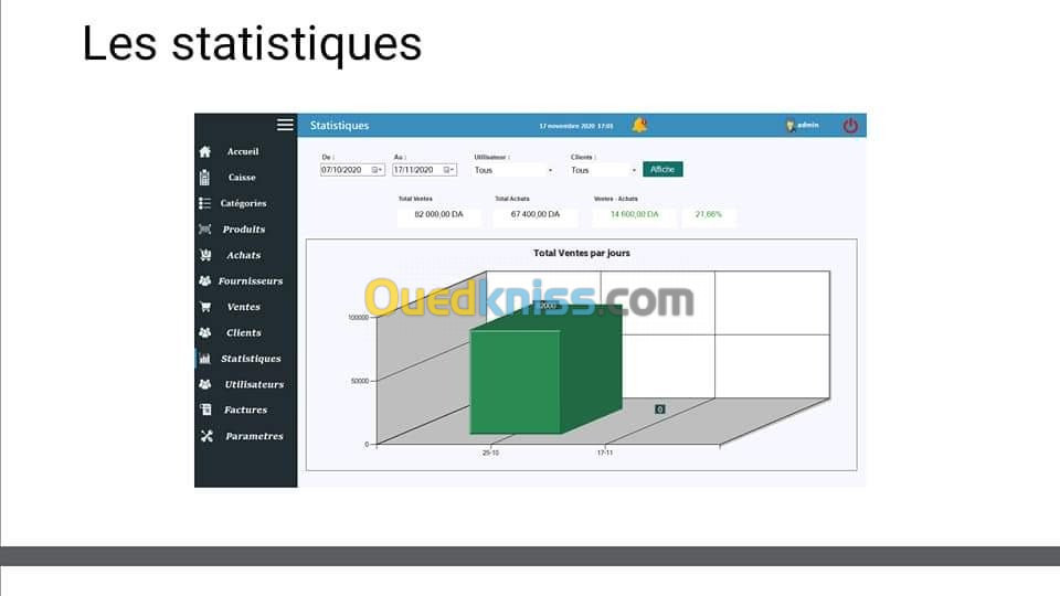 Logiciel Gestion stock / ventz