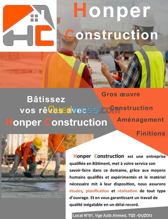 Construction Finition et Aménagement