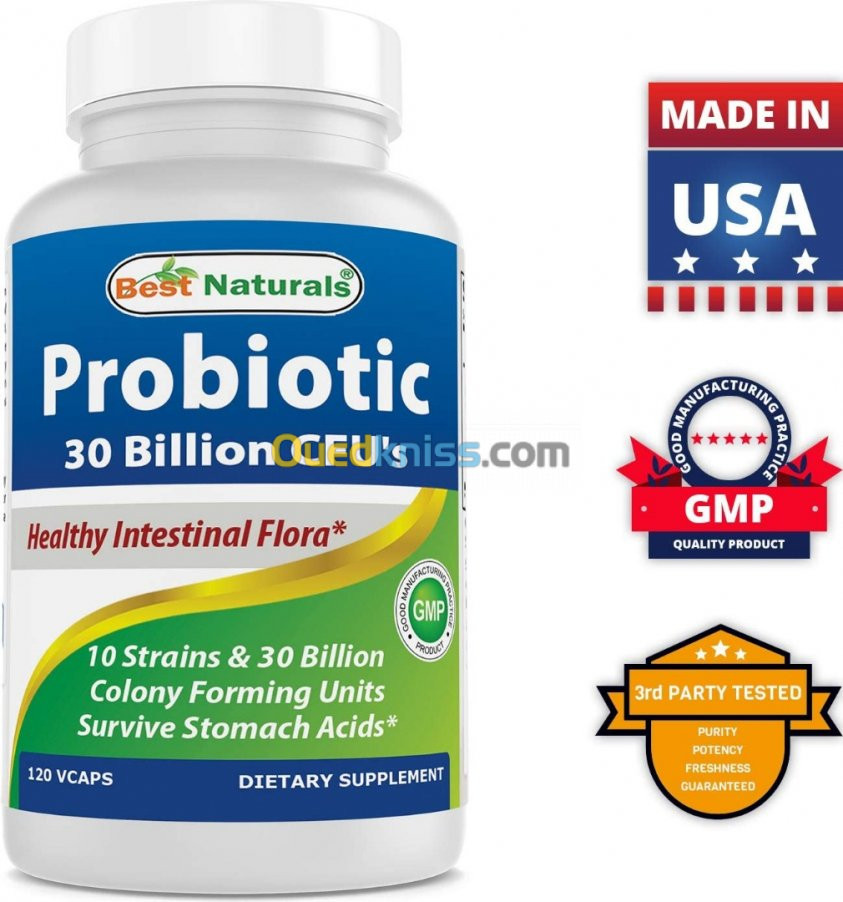 Probiotique 30 Milliards - 120 Capsules