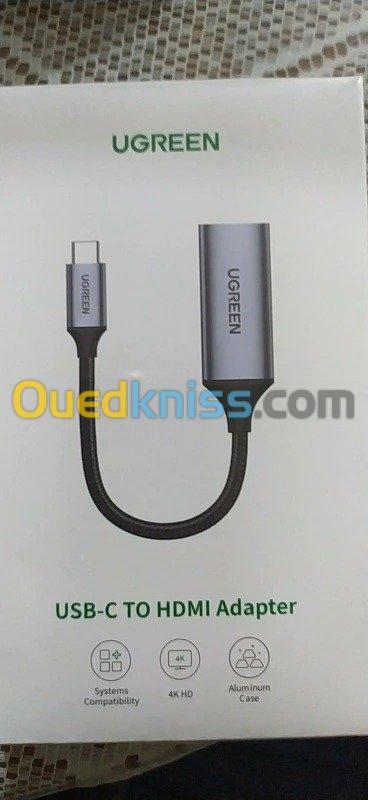 adaptateur USB C vers double HDMI, convertisseur C Algeria