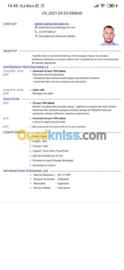 Ingénieur ou opérateur en chimie ou e 