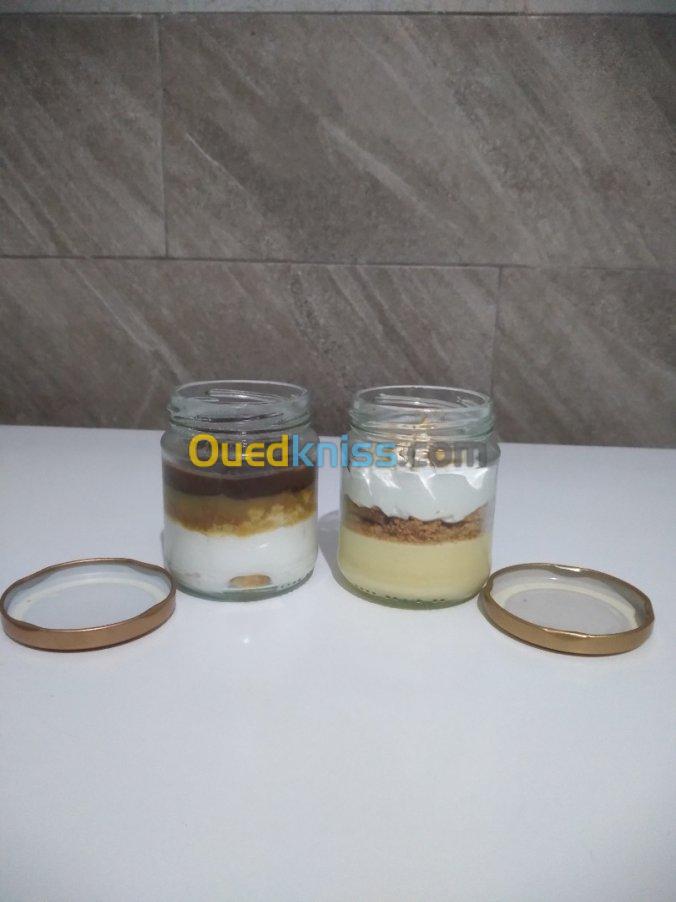 Vente desserts en pot