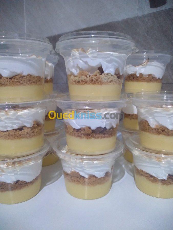 Vente desserts en pot