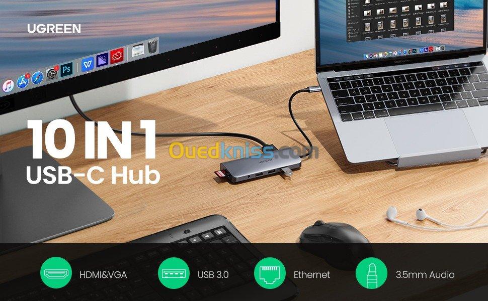 UGREEN 10 in 1 USB C Hub (80133) - EVO TRADING