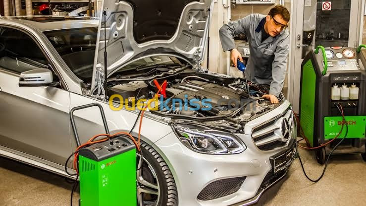 Scanner mercedes مع قطع الغيار 