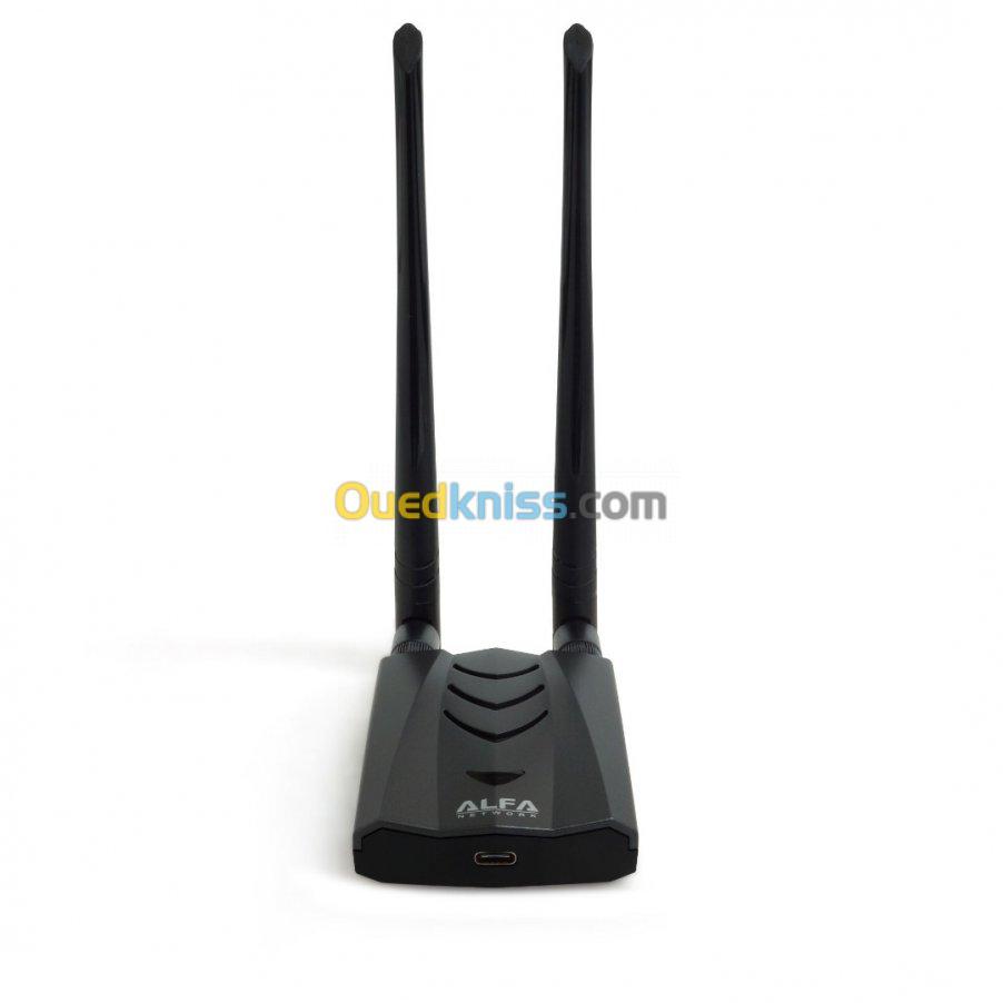 Adaptateur USB WIFI Alfa AWUS036ACH v.2 (AWUS036ACH-C) Dual-Band 2.4Ghz 5Ghz ORIGINAL