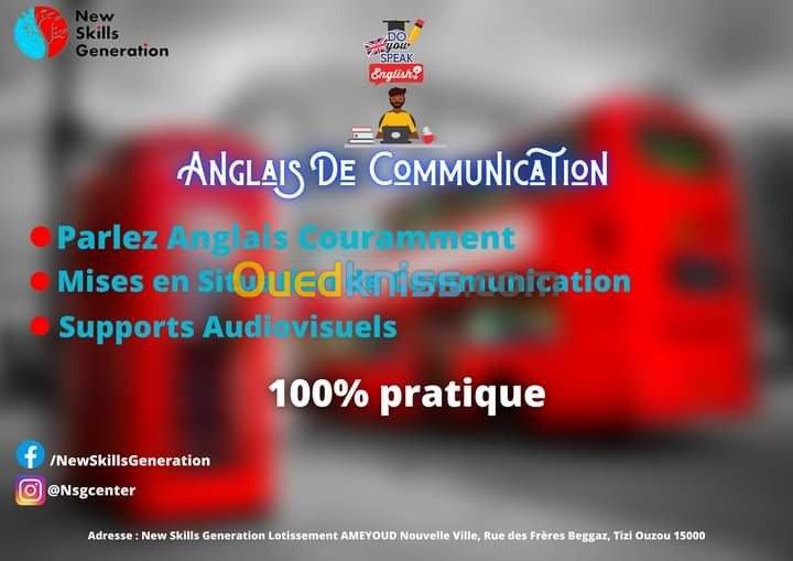 Formation d'anglais de communication