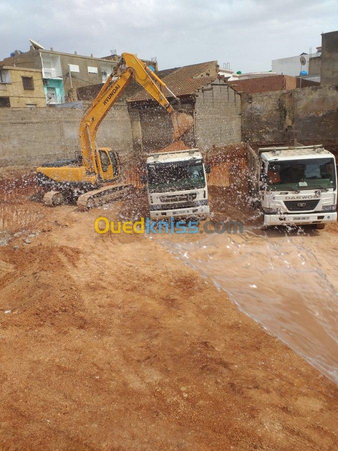 Travaux démolition et térasment 