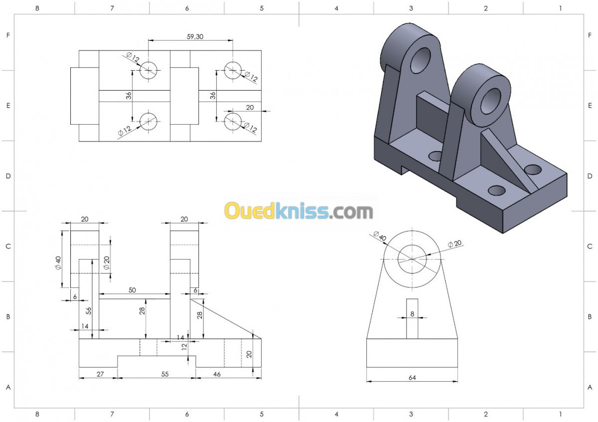 conception  2d & 3d solidworks