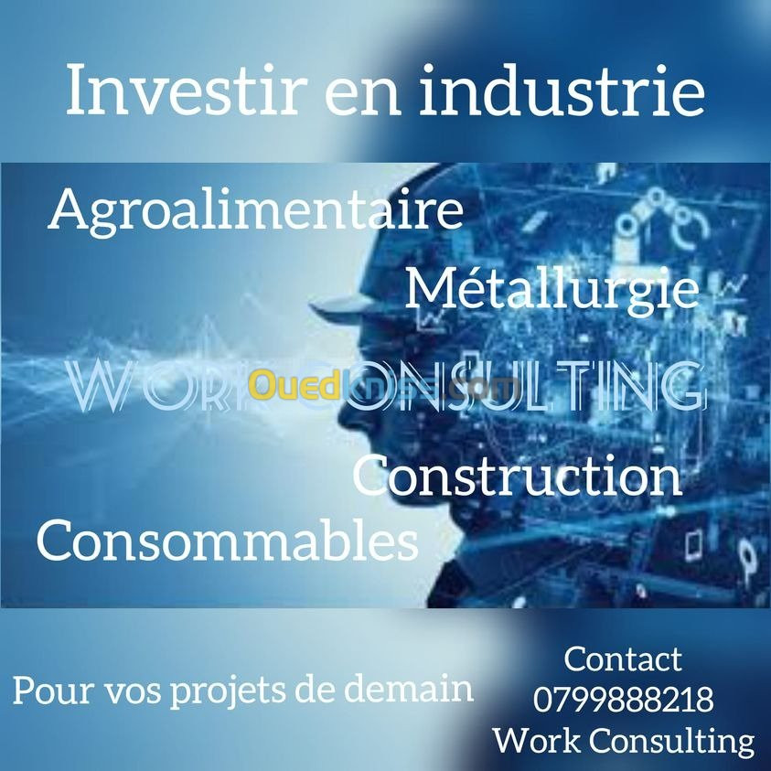 Etude projet industriel financement bancaire et terrain industriel