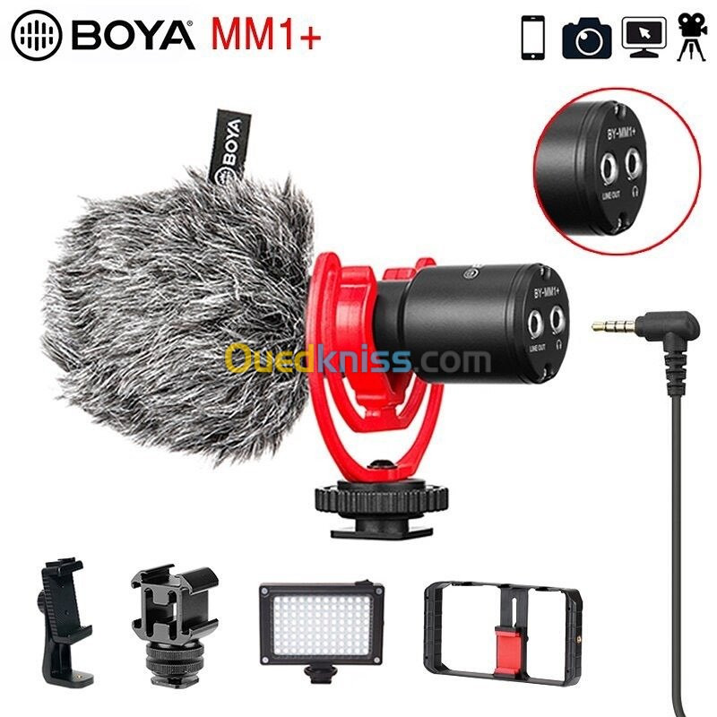 BOYA – Microphone vidéo  BY-MM1 +