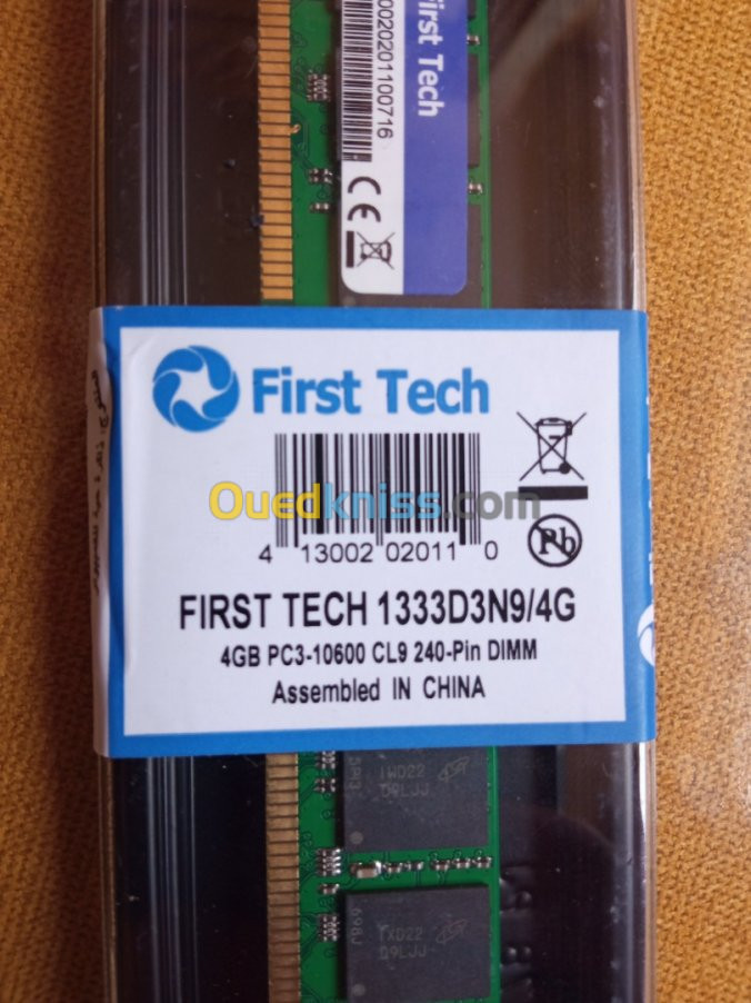 Ram 4Gb DDR3 nouvelle jamais utilisé