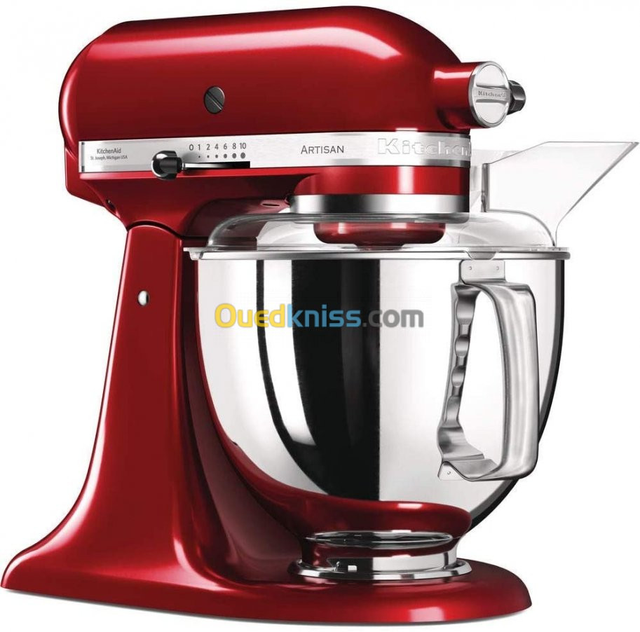 Pétrin KITCHENAID ARTISAN POMME D'AMOUR 4,8L- 5KSM175PSECA 2 Bol 