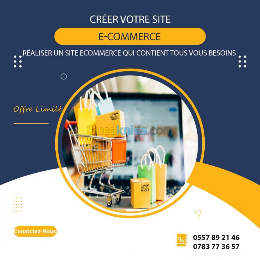 Création de Site Ecommerce