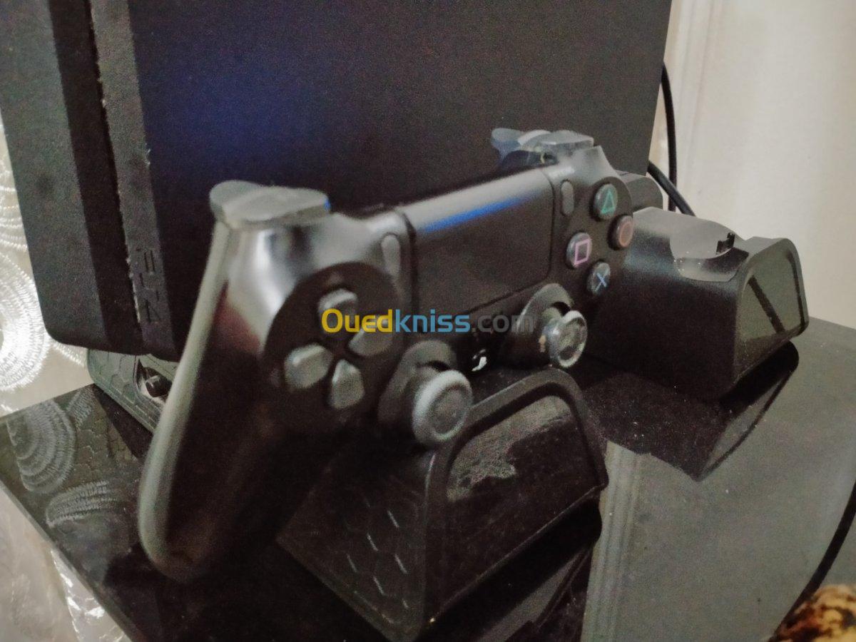 PS4 Slim/Compte/Station Manette/6DVD 