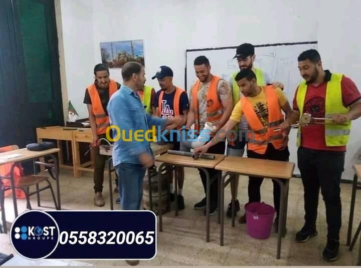 دورة تكوينية في الترصيص الصحي و التدفئ