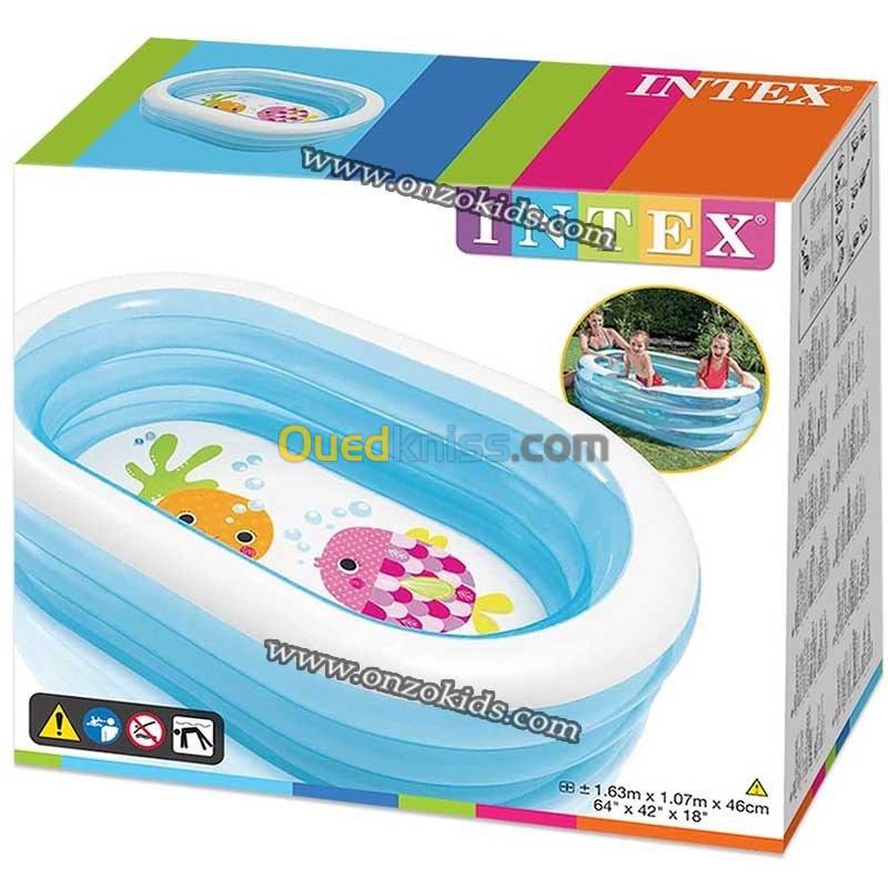 Piscine pour balcon ovale 163 x 107 x 46 cm | Intex