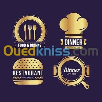 Logo design pour les restaurants 