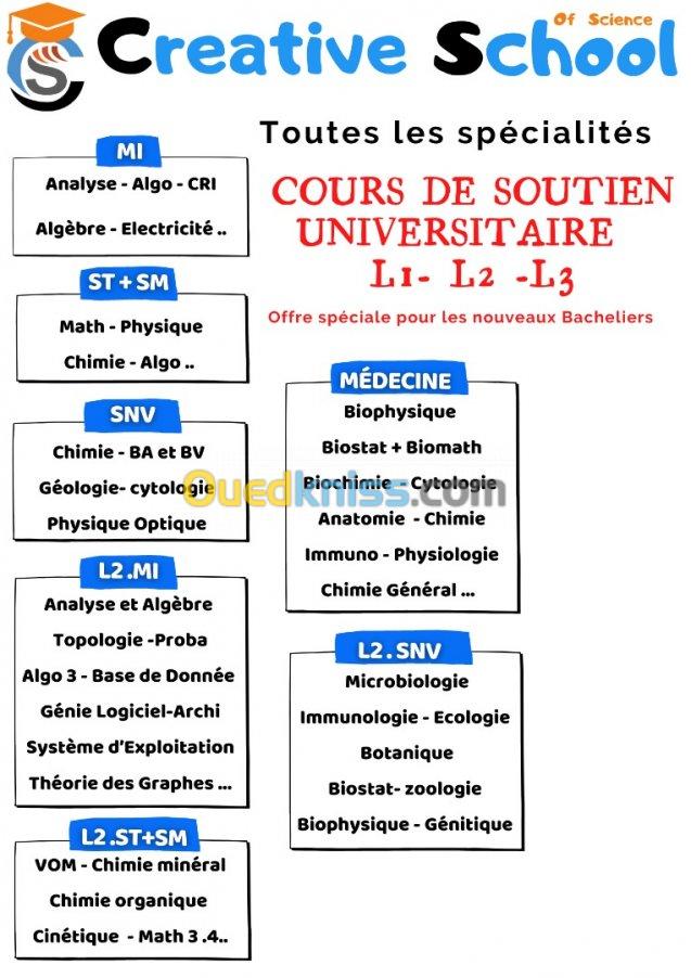 Cours de Soutien Universitaire 