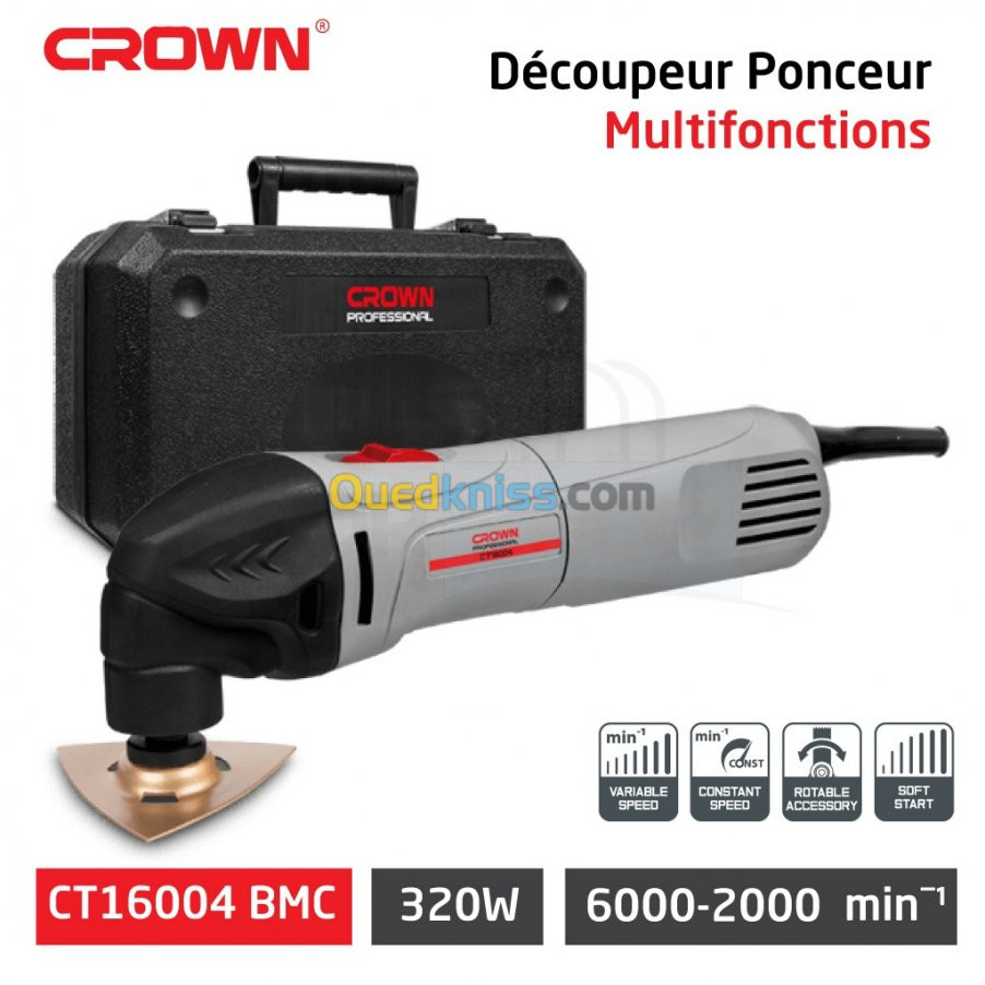 Crown Découpeur Ponceur Électrique 