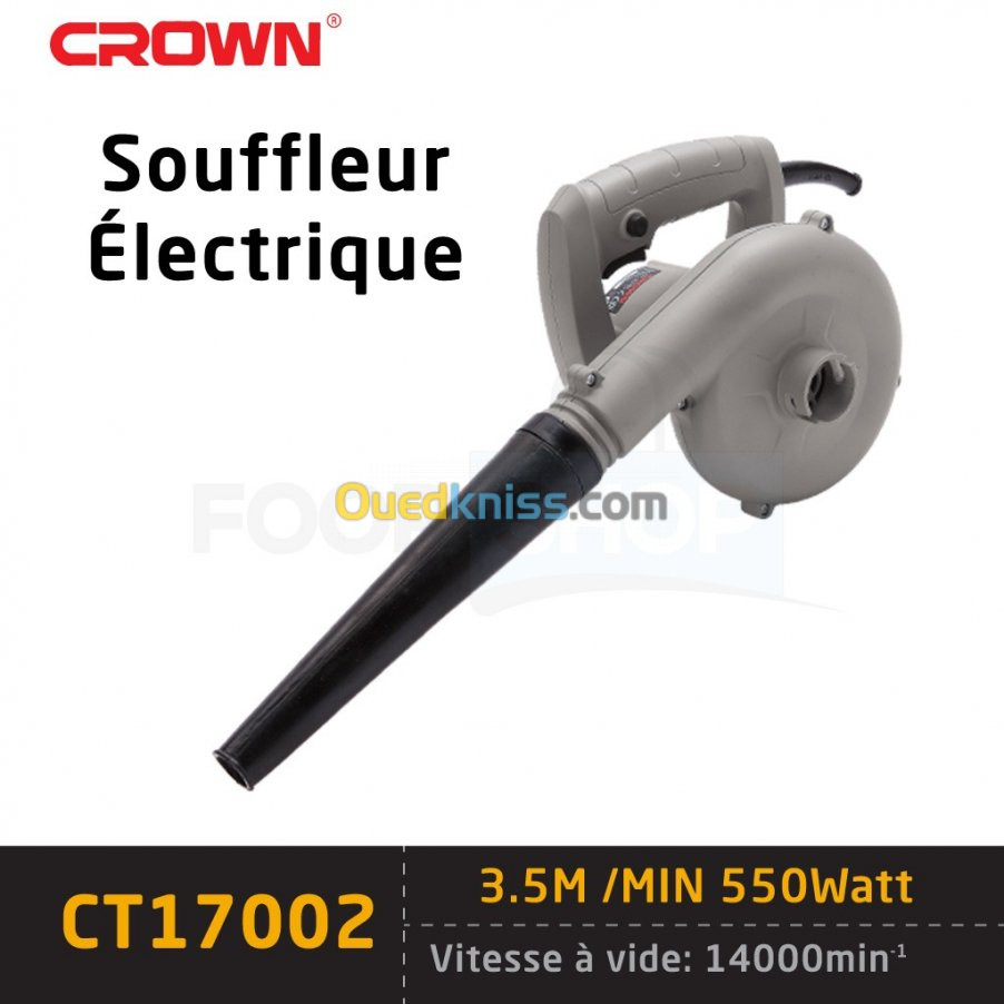  CROWN Souffleur Aspirateur