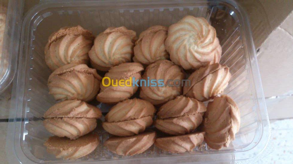 Production de biscuits secs