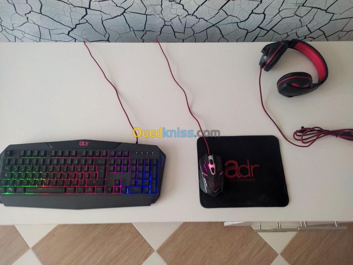 CLAVIER+CASQ+SOURI+TAPIS  COMBOSET ADR