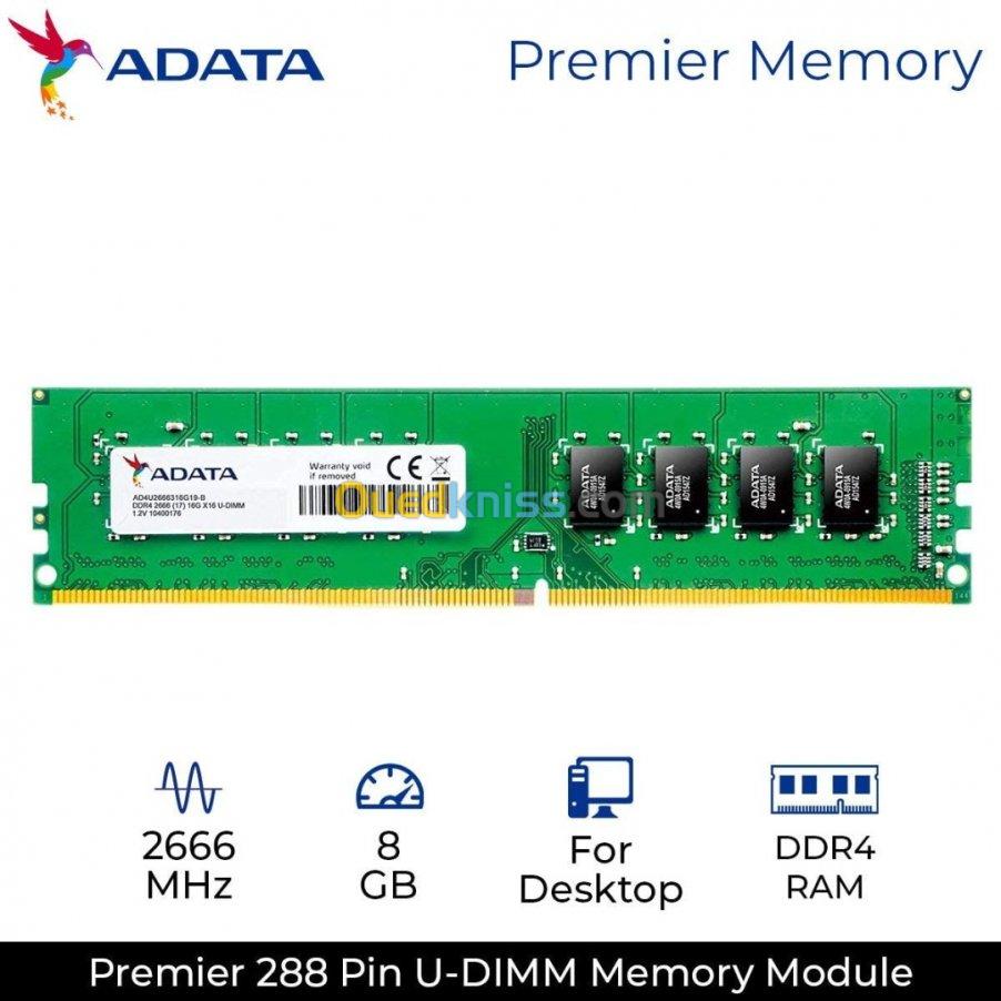 MEMOIRE ADATA 8G DDR4 2666 PC4-21300 U
