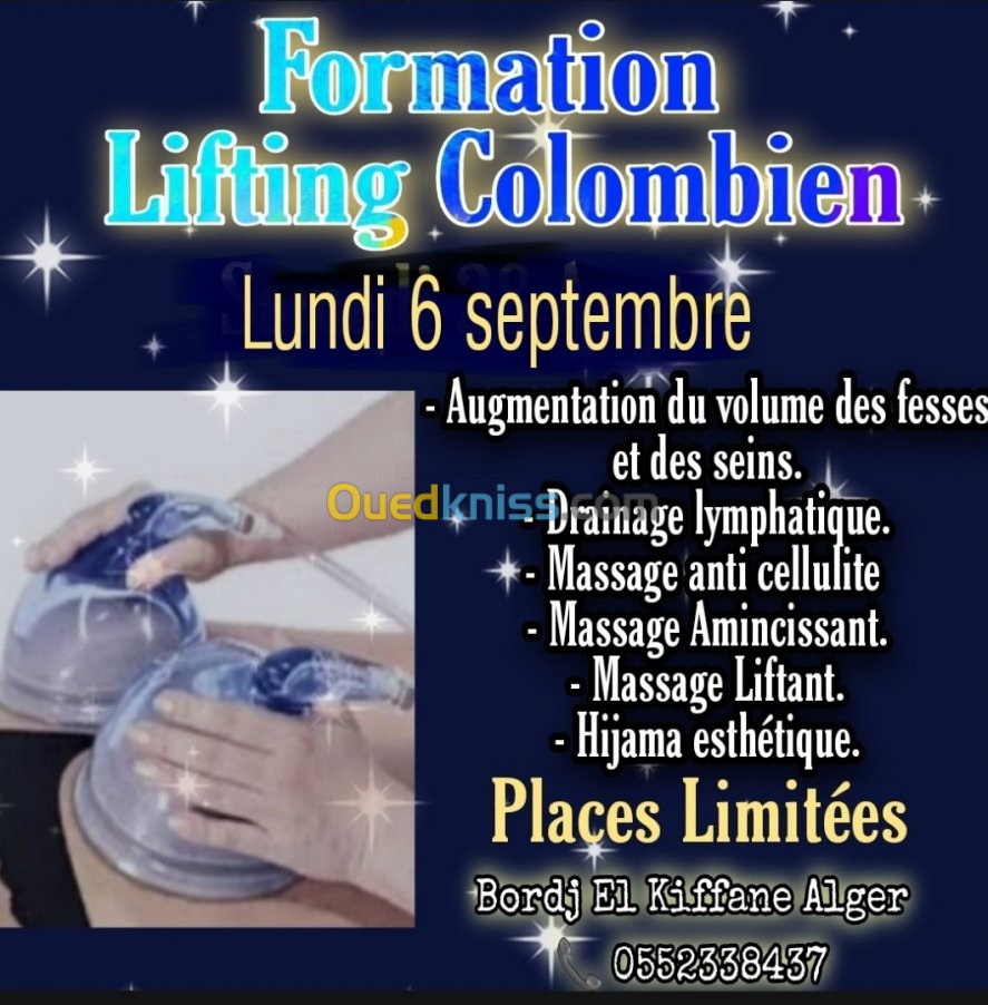 Formation du lifting colombien 