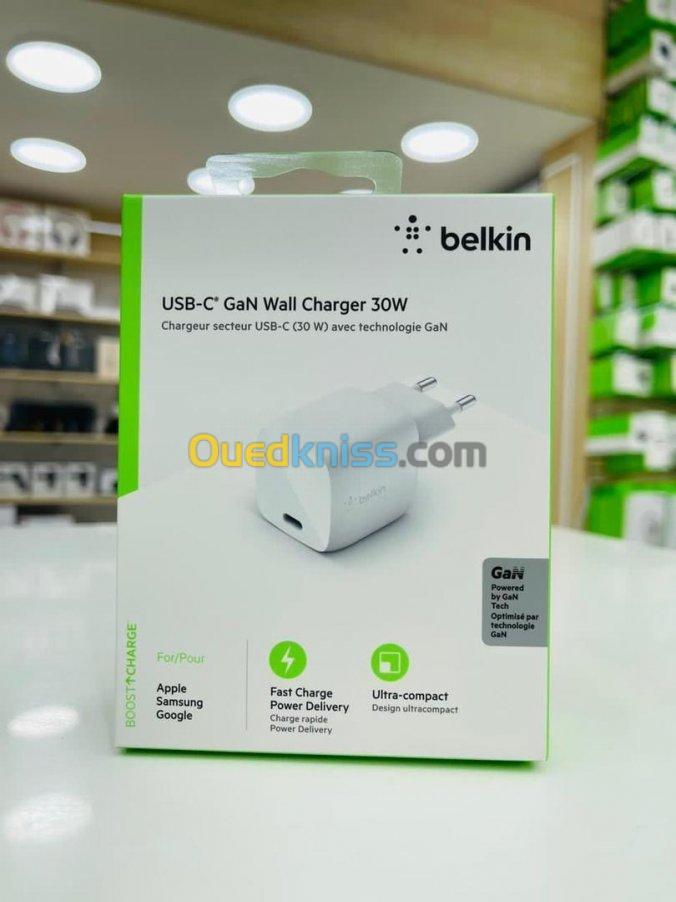 Chargeur secteur Belkin USB-C GaN 30W