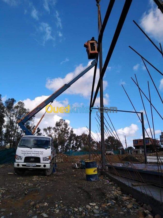 Location nacelle telescopique 14 m