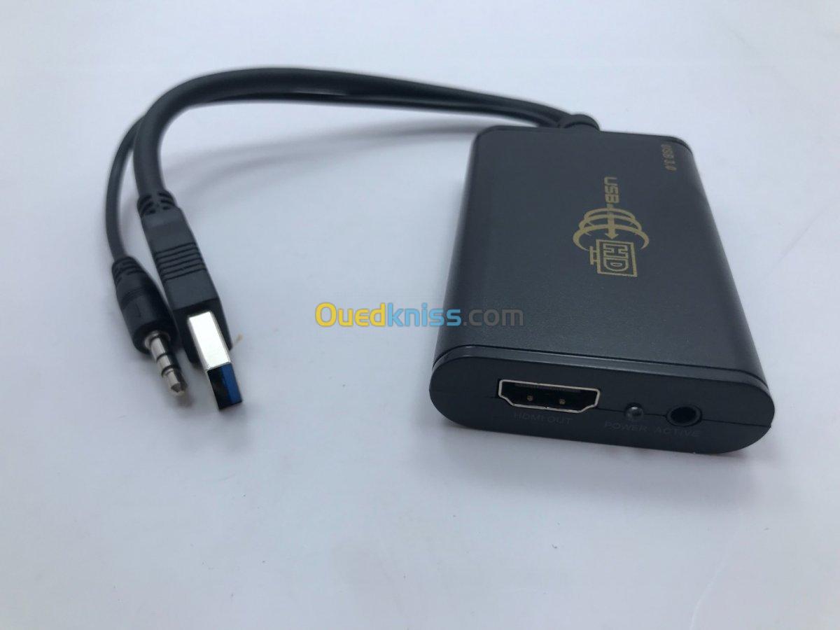 Carte Acquisition HDMI 4K to USB 2.0 /Adaptateur Capture HDMI Audio/Vidéo  to USB - Prix en Algérie