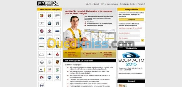 Partslink24 online prix choc