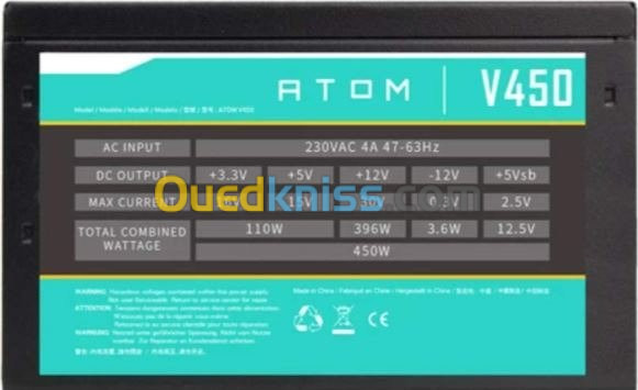 Alimentaion ANTEC ATOM V450