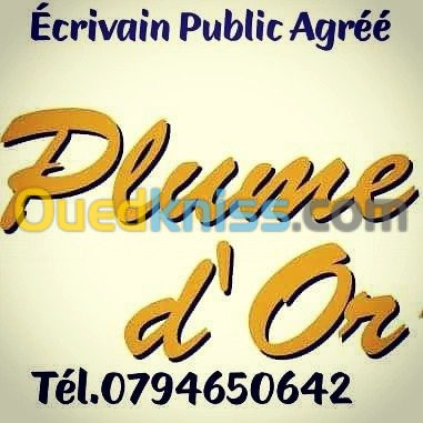 Écrivain Public Agréé