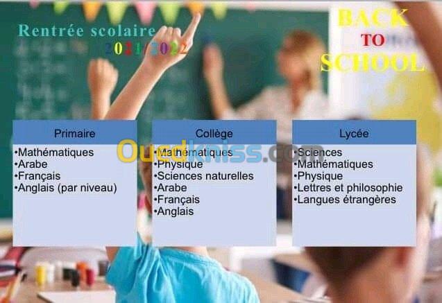 Cours de soutiens 