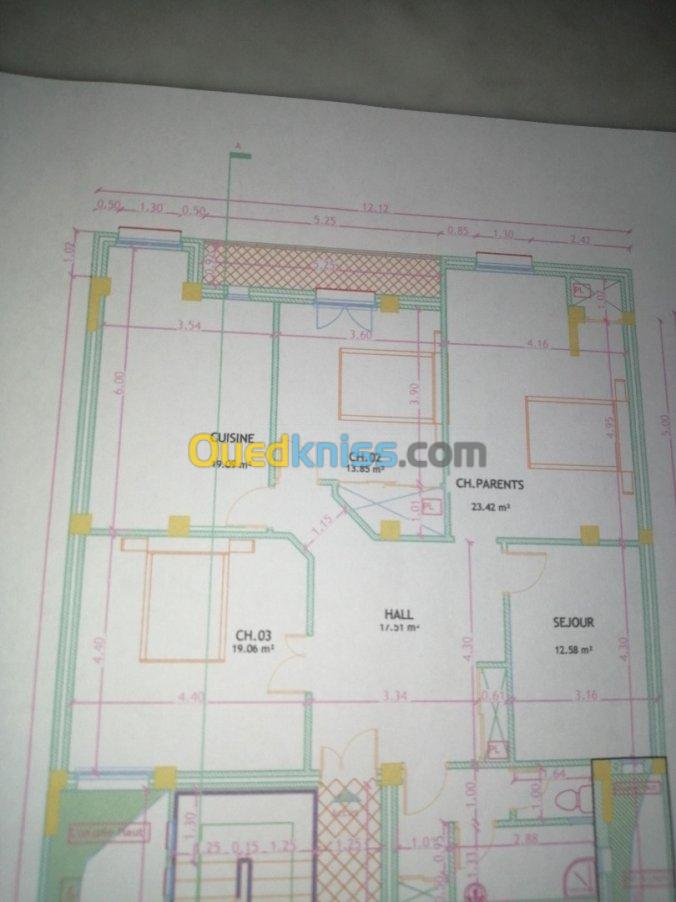 Vente Appartement F4 Blida Beni mered