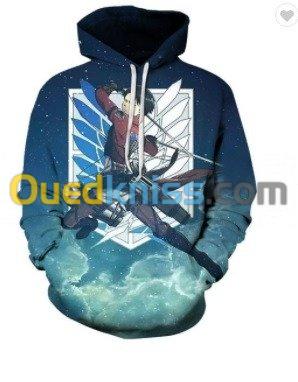 anime hoodies for men attack on titan